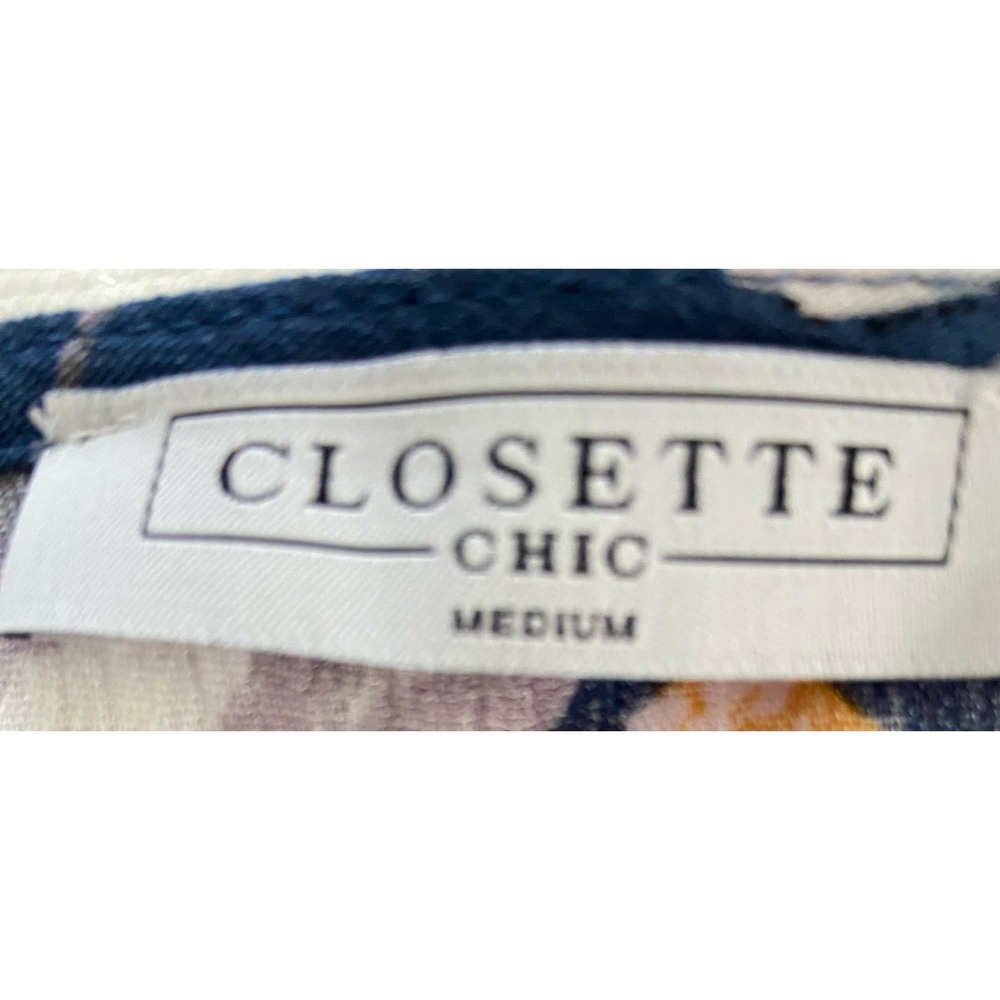 Closette Chic Wildflower Maxi Dress beautiful size medium * wom15 - Picture 10 of 11